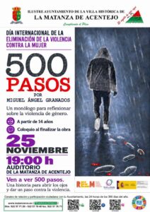 La Matanza de Acentejo se une a la lucha contra la violencia machista con la representación de «500 Pasos»